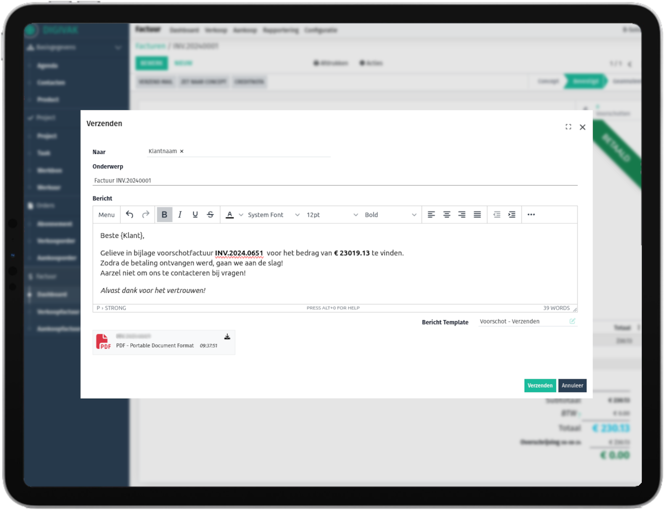 Screenshot Digivak
